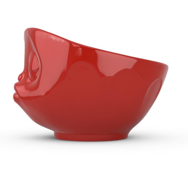 16 Oz. Bowl, Kissing Face, Red Sale