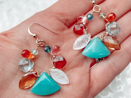 Stellar Amazonite Night Earrings Online Hot Sale