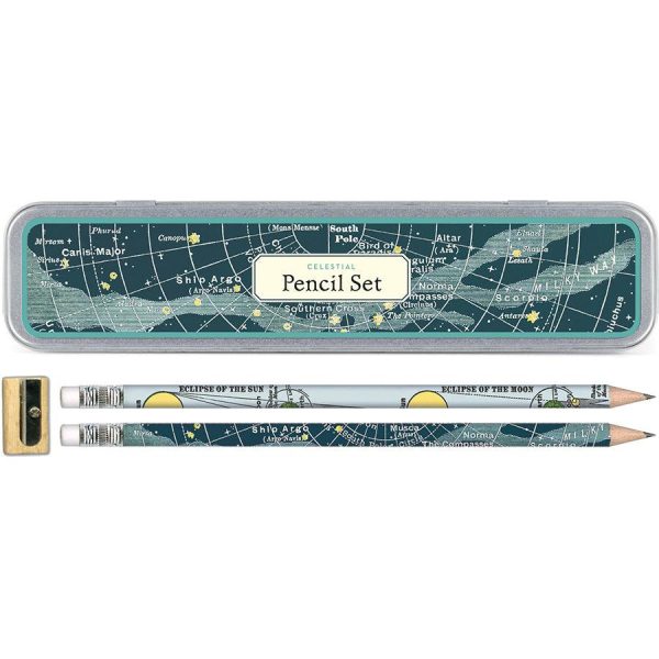 Cavallini Vintage Print Gift Pencil Set For Discount