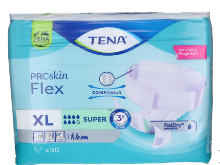 TENA Flex Super Incontinentiebroekjes - XL, 30 stuks For Discount