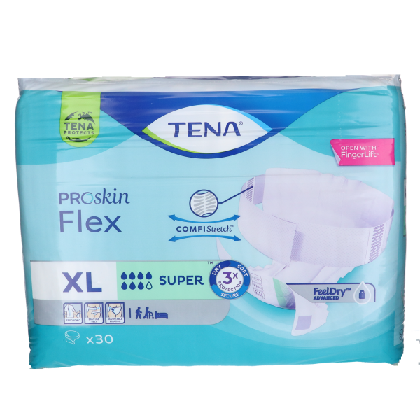 TENA Flex Super Incontinentiebroekjes - XL, 30 stuks For Discount