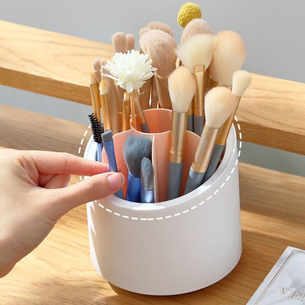 Storage case desktop makeup case Home makeup brush bucket Office rotary pen holder Online Hot Sale