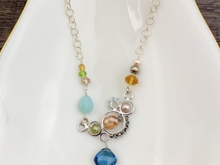 Zoe Neutrals Bubble Necklace on Sale