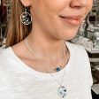 Denim Dream Filigree Necklace and Earrings Discount