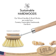 The Original  Pot & Pan Brush - Brass Wire & Tampico Online Sale