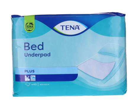 TENA Bed Plus Onderleggers 40x60 cm - Voordeelverpakking 40 stuks Hot on Sale