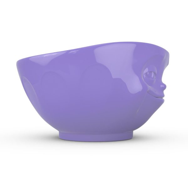 16 Oz. Bowl, Grinning Face, Purple Cheap