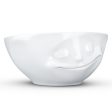 11 Oz. Bowl, Happy Face, White Hot on Sale