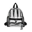 Tourism Commemorative PVC Large Capacity Transparent Backpack for Men and Women Waterproof Student Bag Storage Online Sale