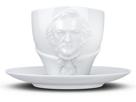 Coffee Cup with Saucer, Wagner Face, TALENT Collection Online Hot Sale