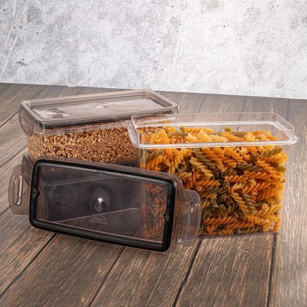 Plasutil 5 Piece Airtight Food Storage Container Set with Lids | BPA Free Fashion