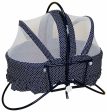 Mothertouch Rocking Cradle - Blue Polka Dot on Sale