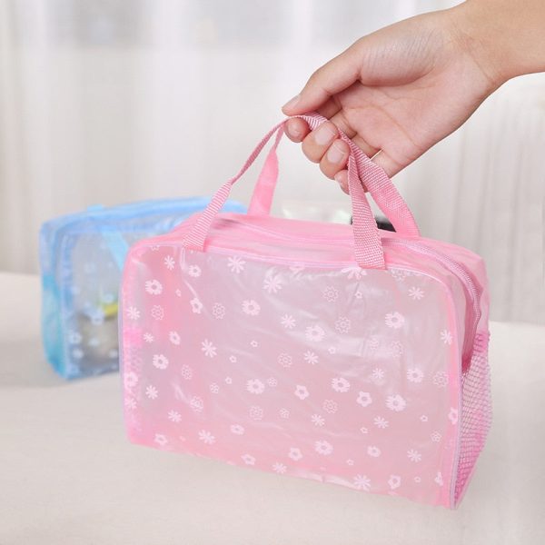 1885 Small Fresh Waterproof Cosmetic Bag, Wash and Shower Storage Bag, Travel and Travel Multi-function Cosmetic Storage Bag Storage Fashion