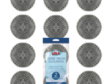 Wire Mesh Scourer - 12 pack Discount