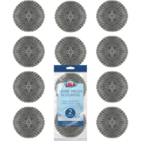 Wire Mesh Scourer - 12 pack Discount