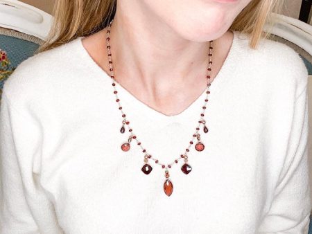 Garnets Draping Boho Jewelry Supply