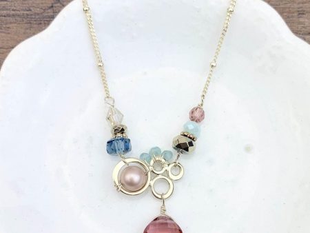 Aria Boho Small Bubble Necklace Online