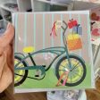 Cat and Cake Bike Birthday Pop Up Card Online now