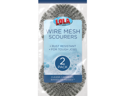 Wire Mesh Scourer - 2 pack Cheap