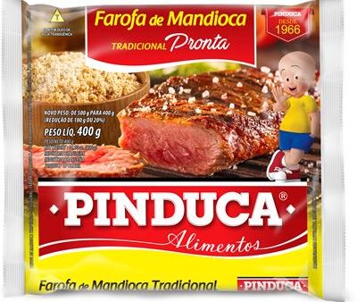 FAROFA DE MANDIOCA PRONTA TRADICIONAL PINDUCA 400G Discount