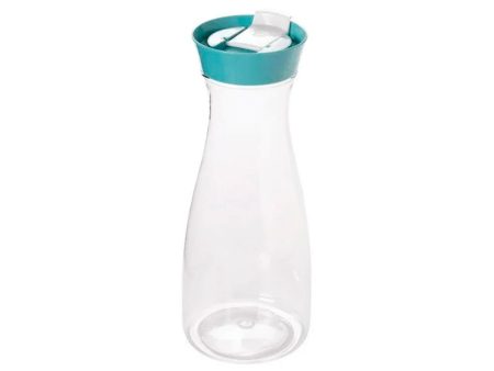 1.8 Liter Easy Mixing Bottle with Tight Round Lid with Snap Lid, Clear and Blue Plasutil | BPA-Free 9352 Hot on Sale