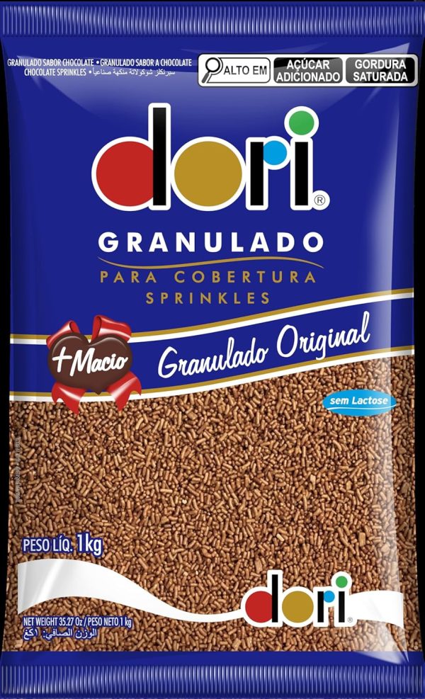 Chocolate Granulado para Brigadeiro Sem Lactose Dori 1Kg Sale