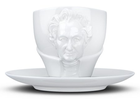 Goethe Coffee Cup with Saucer, TALENT Collection For Sale