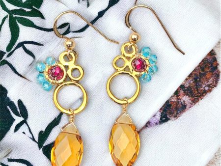 Ukraine 🇺🇦Fundraiser - Citrine Earrings Cheap