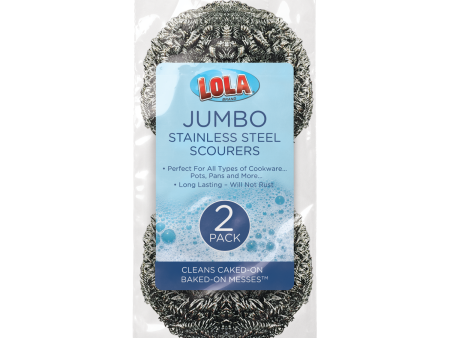 Jumbo Stainless Steel Scourer - 2 pack Discount