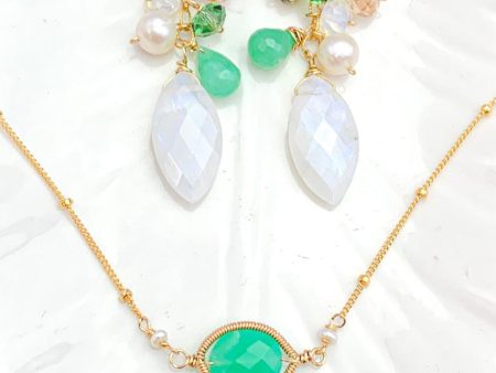 Spring Chrysoprase Erica Necklace Sale