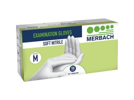 Merbach Handschoenen Soft-Nitril Wit (100 stuks) For Cheap