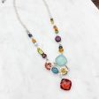 Boho Arianna Marsala Quartz Statement Necklace Online Sale