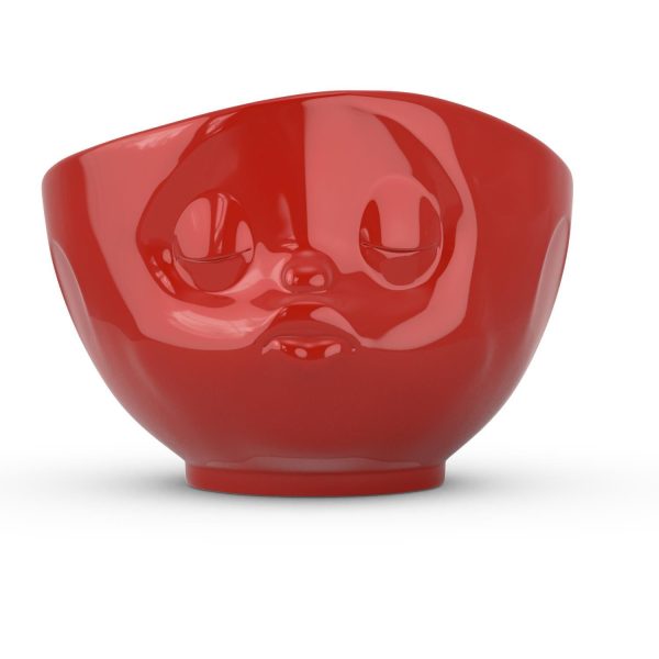 16 Oz. Bowl, Kissing Face, Red Sale