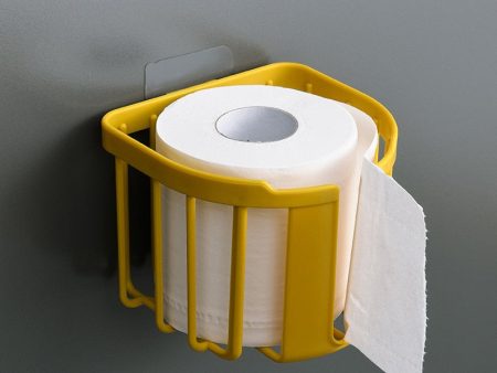 Wall Mounted Tissue box Perforation-free Household toilet toilet paper Toilet paper Roll Paper storage shelving For Discount