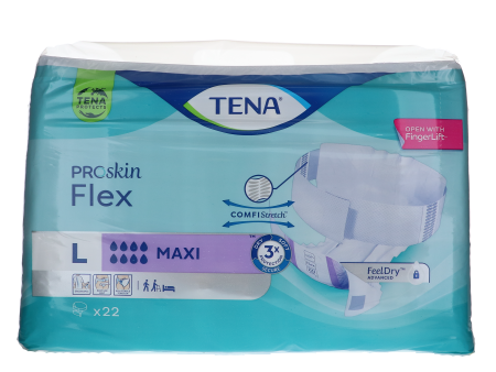 TENA Flex Maxi Large - 22 stuks - Maximale Bescherming For Sale