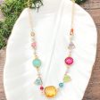 Medium Mixed Shapes Colorful Layering Necklace Hot on Sale