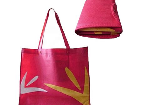 Wholesale Durable Supermarket Foldable Tote Carry Packaging Custom Reusable Non Woven Folding Shopping Bags Discount