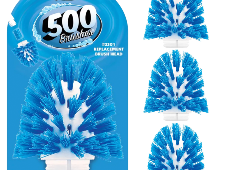 500 Brushes Replacement Toilet Bowl Brush Head - 4 Count Online