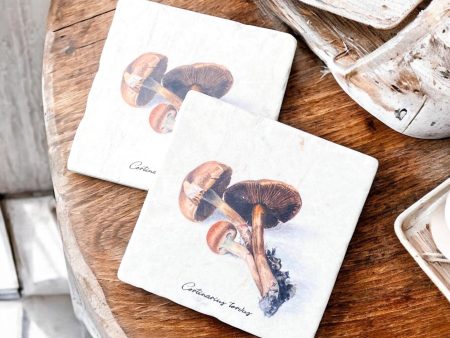 Limestone Mushroom Coasters For Discount