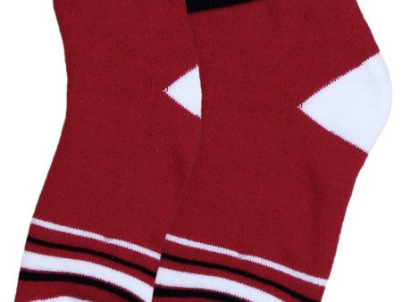 Mustang Stripe Socks - Red (5 - 10 years) Online