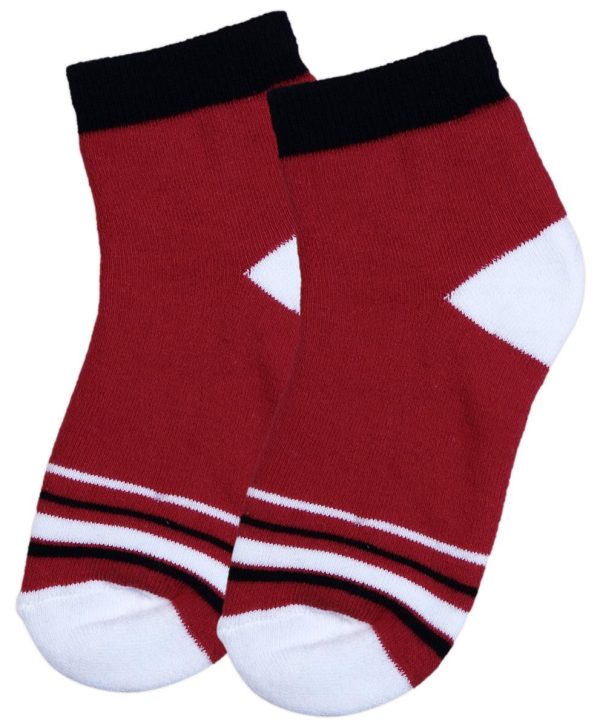 Mustang Stripe Socks - Red (5 - 10 years) Online