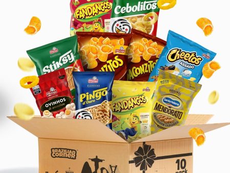 Brazilian Party Mix Variety [Pack of 10], Classic Snacks from Brazil, 10 Count 1.23 oz | Packaging May Vary Cheap