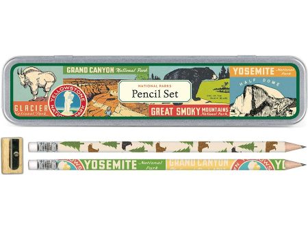 Cavallini Vintage Print Gift Pencil Set For Discount