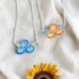 Ukraine 🇺🇦Fundraiser - mini Tri-Gem Necklaces on Sale