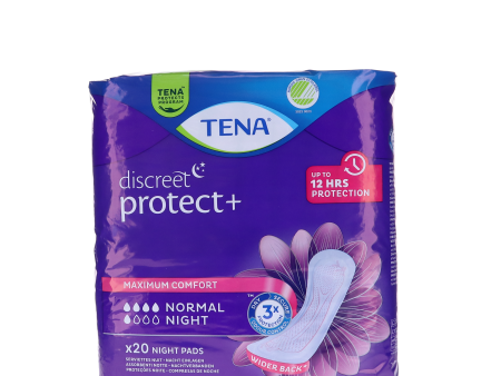 TENA Discreet Normal Night Inlegkruisjes - 20 stuks For Sale