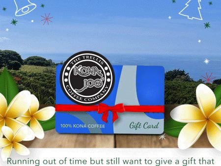 Kona Joe Gift Certificate Online now