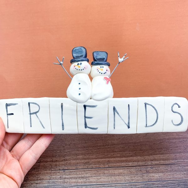 Handmade Snowman Christmas Friendship Decor Supply