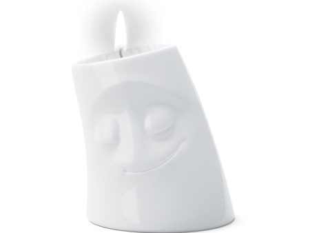 Candle Cuddler, Cozy Face, Small Candleholder Online Hot Sale