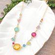 Medium Mixed Shapes Colorful Layering Necklace Hot on Sale