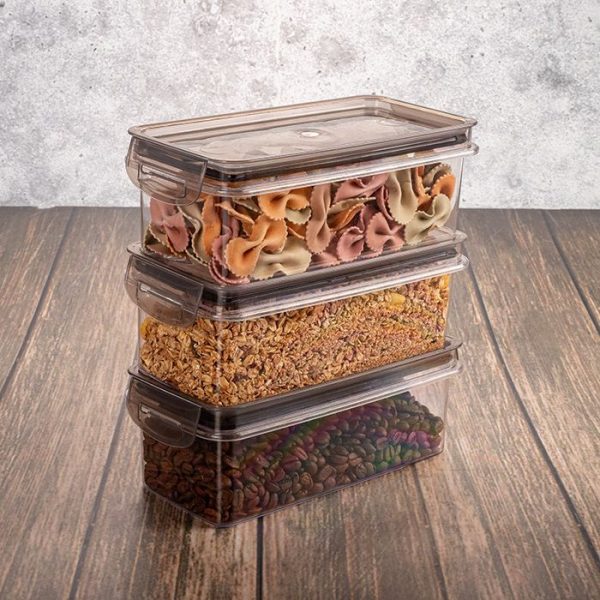 Plasutil 5 Piece Airtight Food Storage Container Set with Lids | BPA Free Fashion